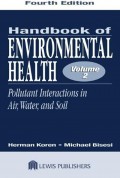 Handbook of Environmental Health: fourth Edition