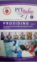 Prosiding Bagian I : Sub Kegiatan Naskah Penelitian Poster dan Oral Presentasi