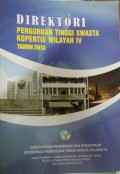 Direktori Perguruan Tinggi Swasta Kopertis Wilayah IV Tahun 2013