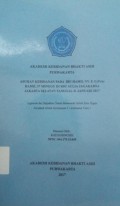 Asuhan Kebidanan Pada Ibu Hamil Ny. E G1P0A0 Hamil 37 Minggu Di RSU Aulia Jagakarsa Jakarta Selatan Tanggal 31 Januari 2017