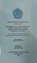 Manajemen Asuhan Kebidanan Ibu Hamil Pada Ny. W G1P0A0 Hamil 31 Minggu Di BPM K Cibuntu Kec. Wanayasa Tanggal 21 Agustus 2014