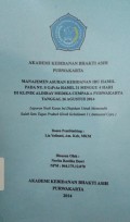 Manajemen Asuhan Kebidanan Ibu Hamil Pada Ny. S G2P1A0 Hamil 31 Minggu 4 Hari Di Klinik Aldiray Medika Campaka Purwakarta Tanggal 26 Agustus 2014