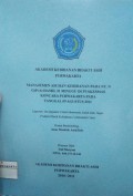 Manajemen Asuhan Kebidanan Ibu Hamil Pada Ny. N G2P1A0 Hamil 31 Minggu Di Puskesmas Koncara Purwakarta Pada Tanggal 09 Agustus 2011