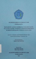 Manajemen Asuhan Kebidanan Pada Ibu Hamil Ny. I G1P0A0 Hamil 34 Minggu 6 Hari Di Puskesmas Plered Purwakarta Tanggal 23 Juli 2010