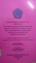 Manajemen Asuhan Kebidanan Patologis Pada Ny. N G1P0A0 Hamil 39 Minggu 2 Hari Dengan Hipertensi Dalam Kehamilan Di RSIA Aulia Jakarta Selatan Periode 25-26 April 2012