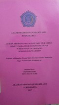 Asuhan Kebidanan Patologis Pada Ny. E G1P0A0 Inpartu Kala I Fase Laten Dengan PEB Di BPM Bidan Karawang Tanggal 24 Januari 2017