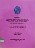 Manajemen Asuhan Kebidanan Patologi Ibu Bersalin Pada Ny. A P5A1 Partus Kala III Dengan Retensio Plasenta Di RS Gunung Putri Purwakarta 10 Februari 2013