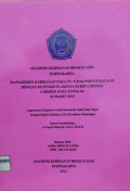 Manajemen Kebidanan Pada Ny. N P2A0 Partus Kala III Dengan Retensio Plasenta Di RST Ciremai Cirebon Pada Tanggal 02 Maret 2013