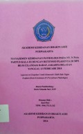 Manajemen Asuhan Kebidanan Phatologu Pada Ny. N P2A0 Partus Kala III Dengan Retensio Plasenta Di BPS BD. M Cilandak Barat, Jakarta Selatan Tanggal 12 Februari 2014