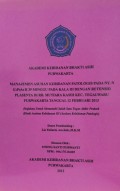 Manajemen Asuhan Kebidanan Patologis Pada Ny. N G1P0A0 H 39 Minggu Pada Kala III Dengan Retensio Plasenta Di RB. Mutiara Kaish Kec. Tegalwaru Purwakarta Tanggal 12 Februari 2013