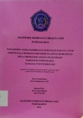 Manajemen Asuhan Kebidanan Patologis Pada Ny. A P2A0 Partus Kala III Dengan Retensio Plasenta Di RB Sejati Desa Cibodas Kecamatan Bungursari Kabupaten Purwakarta Tanggal 12 November 2015