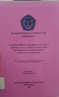 Manajemen Kebidanan Ibu Bersalin Pada Ny. D P2A0 Partus Kala IV Dengan Atonia Uteri Di Puskesmas Batu Jaya Karawang Tanggal 03 November 2015