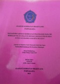 Manajemen Asuhan Kebidanan Phatologis Pada Ibu Bersalin Ny. S G1P0A0 H 30 Minggu Dengan PEB Di RSIA Aulia Jagakarsa Jakarta Selatan