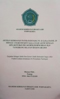 Asuhan Kebidanan Patologis Pada Ny. R G2P0A1 Hamil 39 Minggu 2 Hari Inpartu Kala I Fase Aktif Dengan KPD (Ketuban Pecah Dini) Di BPM Bidan Hj R Tangerang Selatan 28 Januari 2018