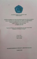 Asuhan Kebidanan Phatologis Pada Ny. K P1A0 Partus Kala III Dengan Retensio Plasenta Di BPM Bidan Titin Kartini Bartujaya Karawang Pada Tanggal 08 Januari - 13 Februari 2018