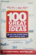 100 Great Business Ideas: Ide-ide Unik di Balik Sukses Bisnis Miliaran Dolar